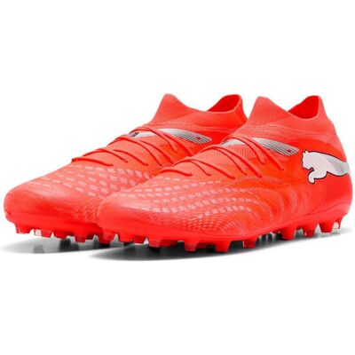 Puma Herren, Fussballschuhe, Future 9 Match mg (39.5), Rot, Schwarz, Silber, Weiss Puma Herren, Fussballschuhe, Future 9 Match mg (39.5), Rot, Schwarz, Silber, Weiss