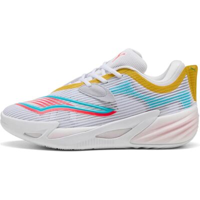 Puma Unisex, Hallenschuhe, All-Pro NITRO™ 2 (44.5), Rosa, Blau, Weiss Puma Unisex, Hallenschuhe, All-Pro NITRO™ 2 (44.5), Rosa, Blau, Weiss