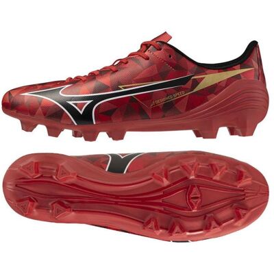 Mizuno, Herren, Fussballschuhe, Alfa II Select FG Fussballschuhe (44), Gold, Rot, Schwarz Mizuno, Herren, Fussballschuhe, Alfa II Select FG Fussballschuhe (44), Gold, Rot, Schwarz