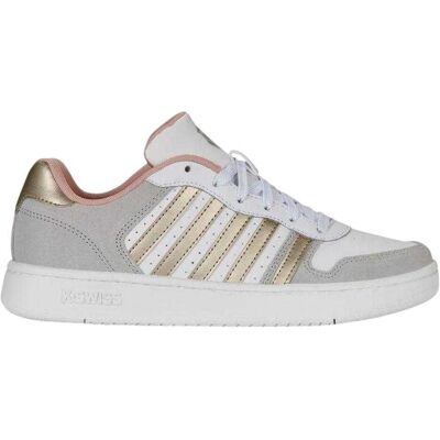 K-Swiss, Damen, Sneakers, Court Pakisades W 96931-091-M shoes, Gold, Grau, Silber, (41.5) K-Swiss, Damen, Sneakers, Court Pakisades W 96931-091-M shoes, Gold, Grau, Silber, (41.5)