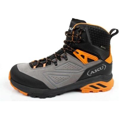 AKU, Herren, Wanderschuhe, Reactive GTX Schuhe (42), Orange, Grau, Silber AKU, Herren, Wanderschuhe, Reactive GTX Schuhe (42), Orange, Grau, Silber