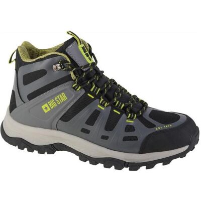 Big Star, Herren, Wanderschuhe, Trekkingschuhe für Herren Trekkingschuhe KK174098 grau 44 (44), Grau, Silber Big Star, Herren, Wanderschuhe, Trekkingschuhe für Herren Trekkingschuhe KK174098 grau 44 (44), Grau, Silber