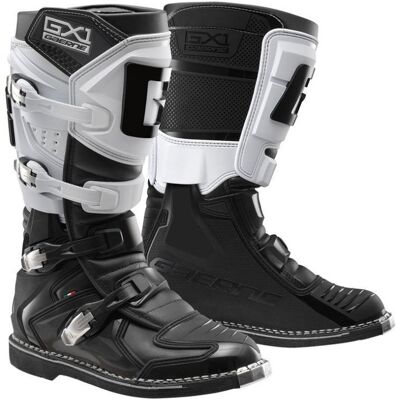 Gaerne, Motorradschuhe, Cross/Enduro Stiefel Modell Gx-1 Goodyear Schwarz/Weiss/Grau Farbe Schwarz/Weiss/Grau Grösse 48 (Herren, 48) Gaerne, Motorradschuhe, Cross/Enduro Stiefel Modell Gx-1 Goodyear Schwarz/Weiss/Grau Farbe Schwarz/Weiss/Grau Grösse 48 (Herren, 48)