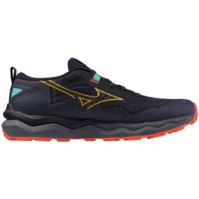 Mizuno, Herren, Laufschuhe, Wave Daichi 9 (41), Schwarz, Orange, Blau, Rot Mizuno, Herren, Laufschuhe, Wave Daichi 9 (41), Schwarz, Orange, Blau, Rot