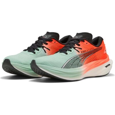 Puma Damen, Laufschuhe, Deviate NITRO 3 HYROX AH25 Wns (38), Grün, Rot Puma Damen, Laufschuhe, Deviate NITRO 3 HYROX AH25 Wns (38), Grün, Rot