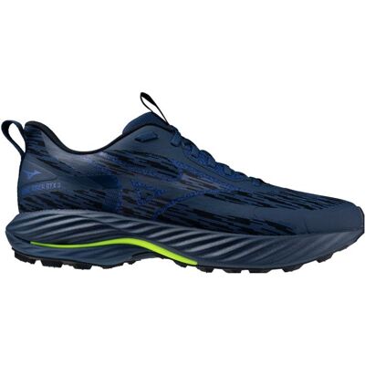 Mizuno, Herren, Laufschuhe, Herren-Laufschuhe Wave Rider GTX 3 (44.5), Blau, Gelb Mizuno, Herren, Laufschuhe, Herren-Laufschuhe Wave Rider GTX 3 (44.5), Blau, Gelb