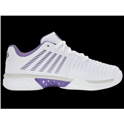 K-Swiss, Damen, Tennisschuhe, Express Light 3 (41), Grau, Weiss, Violett K-Swiss, Damen, Tennisschuhe, Express Light 3 (41), Grau, Weiss, Violett