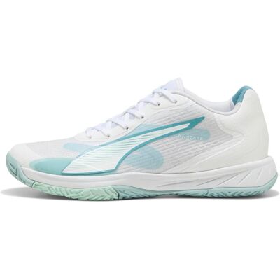 Puma Damen, Hallenschuhe, Accelerate Turbo 4 W+ Game On (45), Weiss Puma Damen, Hallenschuhe, Accelerate Turbo 4 W+ Game On (45), Weiss
