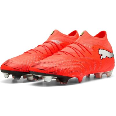 Puma Herren, Fussballschuhe, Future 9 Ultimate Fg (43), Schwarz, Silber, Rot, Weiss Puma Herren, Fussballschuhe, Future 9 Ultimate Fg (43), Schwarz, Silber, Rot, Weiss