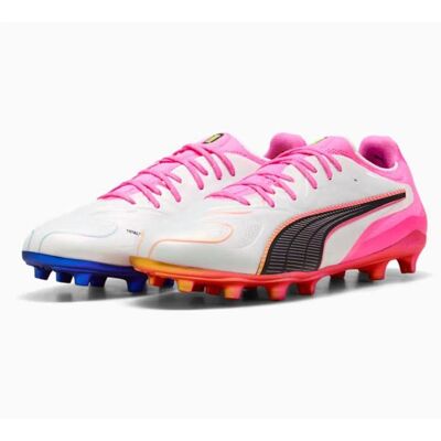 Puma Unisex, Fussballschuhe, KING 20 ULTIMATE FG/AG (44), Weiss, Pink Puma Unisex, Fussballschuhe, KING 20 ULTIMATE FG/AG (44), Weiss, Pink
