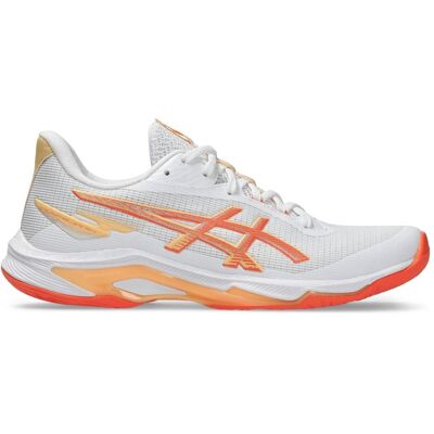 ASICS Performance, Damen, Hallenschuhe, Netburner Ballistic Ff 4 Damen (37), Weiss, Orange ASICS Performance, Damen, Hallenschuhe, Netburner Ballistic Ff 4 Damen (37), Weiss, Orange