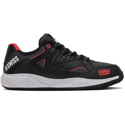 K-Swiss, Herren, Tennisschuhe, K Swiss Padelschoen Men Tura Team Padel Black/Micro Chip/Neon Lava Schoenmaat 45 (45), Schwarz K-Swiss, Herren, Tennisschuhe, K Swiss Padelschoen Men Tura Team Padel Black/Micro Chip/Neon Lava Schoenmaat 45 (45), Schwarz