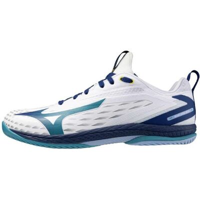 Mizuno, Herren, Hallenschuhe, Wave Drive Neo 4 Weiss (44.5), Blau, Weiss Mizuno, Herren, Hallenschuhe, Wave Drive Neo 4 Weiss (44.5), Blau, Weiss