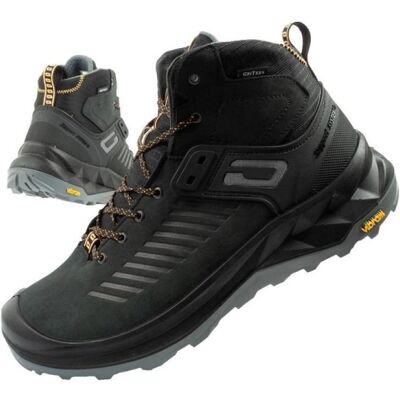 GriSport, Herren, Wanderschuhe, Nero Herren-Trekkingschuhe, wasserdichte Lederstiefeletten (43), Schwarz GriSport, Herren, Wanderschuhe, Nero Herren-Trekkingschuhe, wasserdichte Lederstiefeletten (43), Schwarz