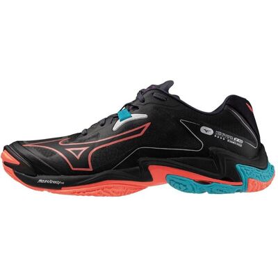 Mizuno, Herren, Hallenschuhe, Wave Lightning Z8 (46.5), Blau, Pink, Schwarz Mizuno, Herren, Hallenschuhe, Wave Lightning Z8 (46.5), Blau, Pink, Schwarz