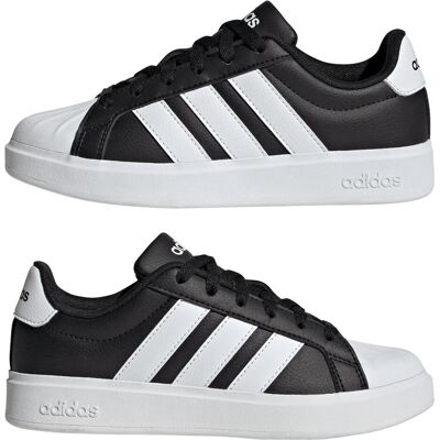 Adidas Jungen, Sneakers, Streettalk J - cblack/ftwwht/ftwwht, Weiss, Grau, Schwarz, (37, 37.5) Adidas Jungen, Sneakers, Streettalk J - cblack/ftwwht/ftwwht, Weiss, Grau, Schwarz, (37, 37.5)