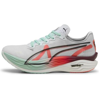 Puma Herren, Laufschuhe, Deviate NITRO Elite 3 HYROX AH25 (45), Weiss, Rot Puma Herren, Laufschuhe, Deviate NITRO Elite 3 HYROX AH25 (45), Weiss, Rot
