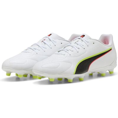 Puma Herren, Fussballschuhe, KING 20 PLAY FG/AG (41), Rot, Weiss, Gelb Puma Herren, Fussballschuhe, KING 20 PLAY FG/AG (41), Rot, Weiss, Gelb