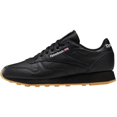 Reebok, Damen, Sneakers, Leather - 61057, Schwarz, (37.5) Reebok, Damen, Sneakers, Leather - 61057, Schwarz, (37.5)