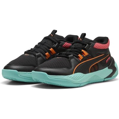 Puma Jungen, Hallenschuhe, Uproar JR (38), Schwarz, Mehrfarbig Puma Jungen, Hallenschuhe, Uproar JR (38), Schwarz, Mehrfarbig