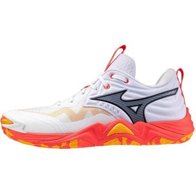 Mizuno, Unisex, Hallenschuhe, Wave Momentum Elite (46.5), Weiss Mizuno, Unisex, Hallenschuhe, Wave Momentum Elite (46.5), Weiss