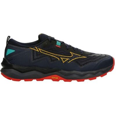 Mizuno, Herren, Laufschuhe, Wave Daichi 9 (45), Schwarz, Orange, Blau, Rot Mizuno, Herren, Laufschuhe, Wave Daichi 9 (45), Schwarz, Orange, Blau, Rot