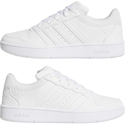 Adidas Herren, Hallenschuhe, Hoops Classic - ftwwht/ftwwht/gretwo (40), Weiss, Grau Adidas Herren, Hallenschuhe, Hoops Classic - ftwwht/ftwwht/gretwo (40), Weiss, Grau
