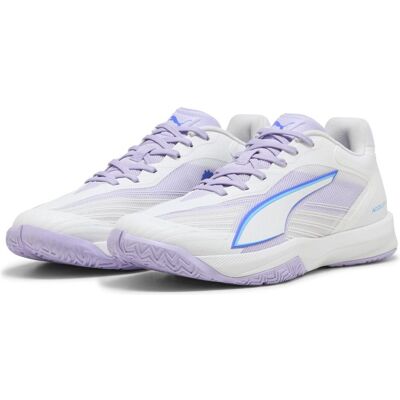 Puma Damen, Hallenschuhe, Accelerate Turbo 5 W+ (45), Blau, Weiss, Violett Puma Damen, Hallenschuhe, Accelerate Turbo 5 W+ (45), Blau, Weiss, Violett