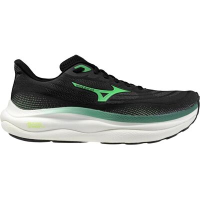 Mizuno, Herren, Laufschuhe, Wave Sky 9 (45), Grün, Schwarz Mizuno, Herren, Laufschuhe, Wave Sky 9 (45), Grün, Schwarz