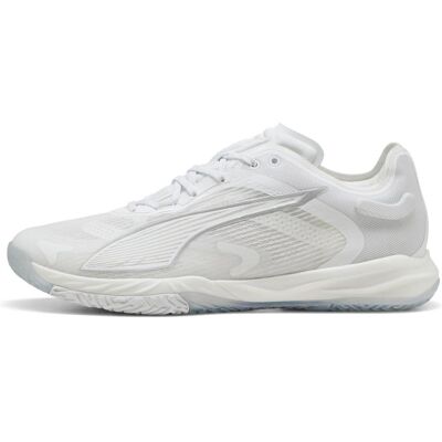Puma Unisex, Hallenschuhe, Accelerate Nitro SQD 4 (36), Silber, Weiss Puma Unisex, Hallenschuhe, Accelerate Nitro SQD 4 (36), Silber, Weiss