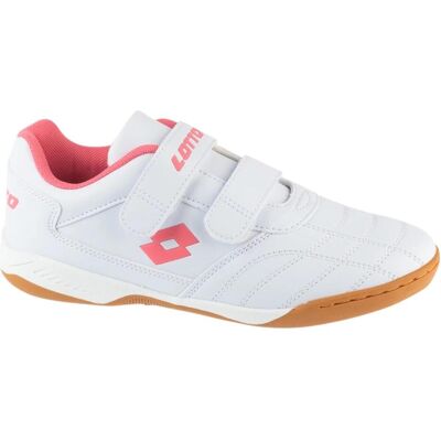 LOTTO - Kids Indoor Hallenschuh - Weiß - FR.Pink - Indoor Shoes LOTTO - Kids Indoor Hallenschuh - Weiß - FR.Pink - Indoor Shoes