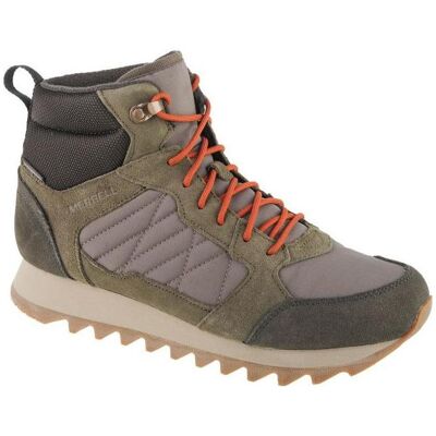 Merrell, Herren, Wanderschuhe, Alpine Sneaker Mid WP 2 grüne Herren-Trekkingschuhe, Grösse 45 (45), Grün Merrell, Herren, Wanderschuhe, Alpine Sneaker Mid WP 2 grüne Herren-Trekkingschuhe, Grösse 45 (45), Grün