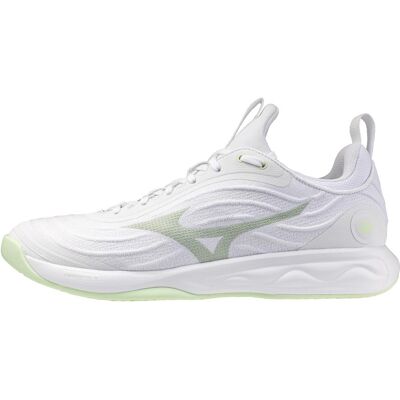 Mizuno, Unisex, Hallenschuhe, Wave Luminous Elite (42.5), Grau, Türkis, Weiss Mizuno, Unisex, Hallenschuhe, Wave Luminous Elite (42.5), Grau, Türkis, Weiss