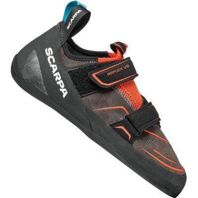 Scarpa, Unisex, Kletterschuhe, Reflex VS (41.5), Schwarz, Braun, Grau Scarpa, Unisex, Kletterschuhe, Reflex VS (41.5), Schwarz, Braun, Grau