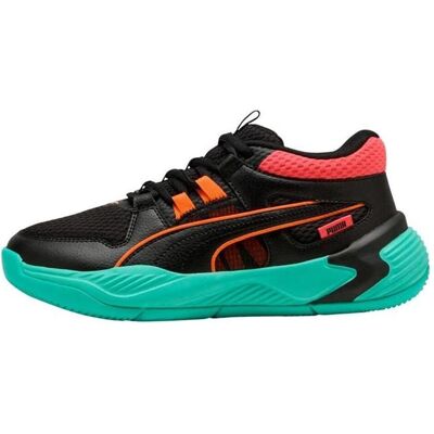 Puma Jungen, Hallenschuhe, Uproar JR (23, 39), Schwarz, Mehrfarbig Puma Jungen, Hallenschuhe, Uproar JR (23, 39), Schwarz, Mehrfarbig