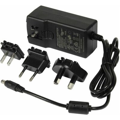 Allnet Ersatznetzteil 12V5A EU Type schwarz mit Adapter EU US UK, Universalladegerät Allnet Ersatznetzteil 12V5A EU Type schwarz mit Adapter EU US UK, Universalladegerät