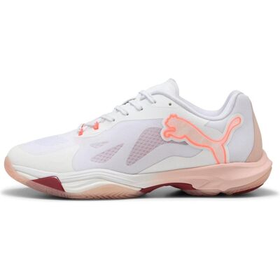 Puma Damen, Hallenschuhe, Vantage Nitro W+ (40), Weiss, Rot, Rosa Puma Damen, Hallenschuhe, Vantage Nitro W+ (40), Weiss, Rot, Rosa