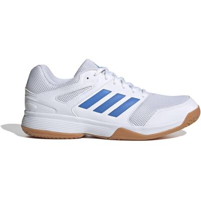 Adidas Herren, Hallenschuhe, Speedcourt M - ftwwht/rayblu/luaq (45 1/3), Blau, Weiss Adidas Herren, Hallenschuhe, Speedcourt M - ftwwht/rayblu/luaq (45 1/3), Blau, Weiss