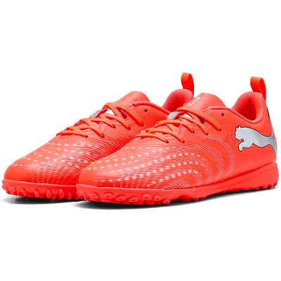 Puma Jungen, Fussballschuhe, Future 9 Play Tt Jr (38.5), Rot, Weiss, Schwarz, Silber Puma Jungen, Fussballschuhe, Future 9 Play Tt Jr (38.5), Rot, Weiss, Schwarz, Silber