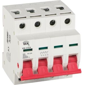 Kanlux, Zubehör Beleuchtung, Modularer Trennschalter 63A 4P KMI-4/63A 27250 Kanlux, Zubehör Beleuchtung, Modularer Trennschalter 63A 4P KMI-4/63A 27250
