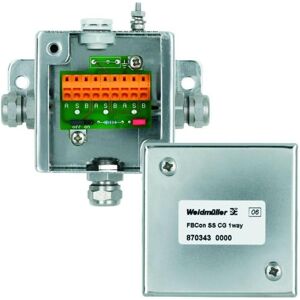 Weidmüller Standardverteiler FBCON SS CG, Elektronikkabel + Stecker, Silber Weidmüller Standardverteiler FBCON SS CG, Elektronikkabel + Stecker, Silber