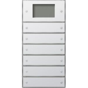 Gira Tastsensor 3 Plus 6-fach 2046112 KNX (2+4) Flächenschalter reinweiss, Schalter + Taster, Weiss Gira Tastsensor 3 Plus 6-fach 2046112 KNX (2+4) Flächenschalter reinweiss, Schalter + Taster, Weiss