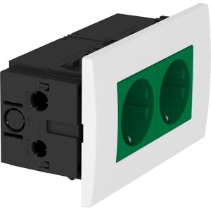 OBO Bettermann OBO SDE-RW D0GN2 Steckdoseneinheit Modul 2fach OBO Bettermann OBO SDE-RW D0GN2 Steckdoseneinheit Modul 2fach