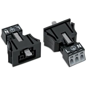 Wago WINSTA MINI Snap-In Buchsen-/Stecker - Serie 890, Elektronikkabel + Stecker, Schwarz Wago WINSTA MINI Snap-In Buchsen-/Stecker - Serie 890, Elektronikkabel + Stecker, Schwarz