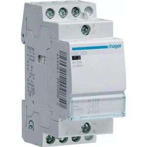 Hager ESC325. Kontakt Strombelastbarkeit: 25 A, Kabelquerschnitt: 1/6 mm², Temperaturbereich in Betrieb: -, Relais Hager ESC325. Kontakt Strombelastbarkeit: 25 A, Kabelquerschnitt: 1/6 mm², Temperaturbereich in Betrieb: -, Relais