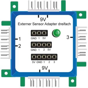Allnet BrickRknowledge Externer Sensor Adapter dreifach, Elektronikmodul Allnet BrickRknowledge Externer Sensor Adapter dreifach, Elektronikmodul