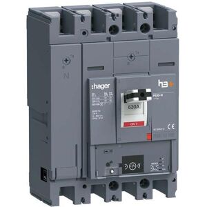 Hager HNW631NR h3+ P630 Energy 4P4D630A 40kA Leistungsschalter, Relais Hager HNW631NR h3+ P630 Energy 4P4D630A 40kA Leistungsschalter, Relais