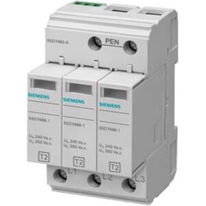 Siemens Überspannungsschutz, Überspannungsableiter Typ Anforderungsklasse C UC 350V Schutzbausteine s Siemens Überspannungsschutz, Überspannungsableiter Typ Anforderungsklasse C UC 350V Schutzbausteine s