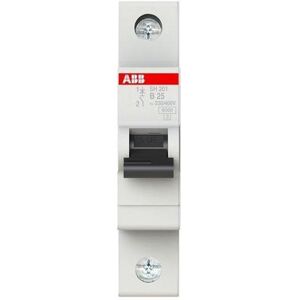 ABB, Elektroauto Ladezubehör, SH201-B 25 MINICIRCUIT BREAKER ABB, Elektroauto Ladezubehör, SH201-B 25 MINICIRCUIT BREAKER