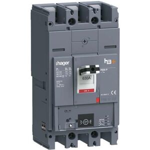Hager HPW630NR h3+ P630 Energy 3P3D 630A 110kA Leistungsschalter, Relais Hager HPW630NR h3+ P630 Energy 3P3D 630A 110kA Leistungsschalter, Relais